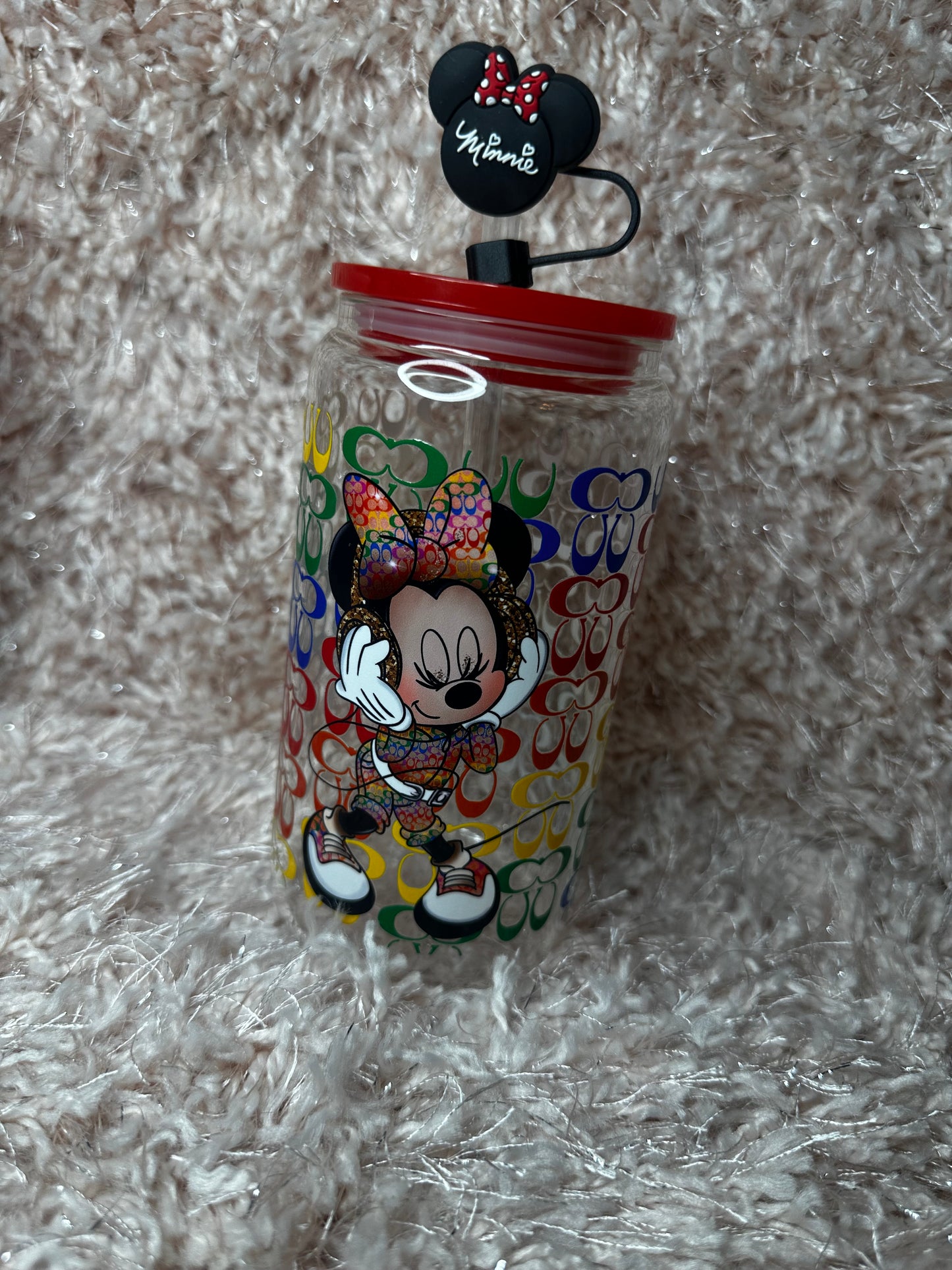 Minnie glass cup